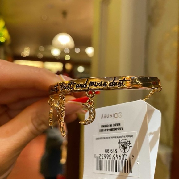 Disney Tinker Bell Charm Bracelet – Faith, Trust, and Pixie Dust - Picture 4 of 12